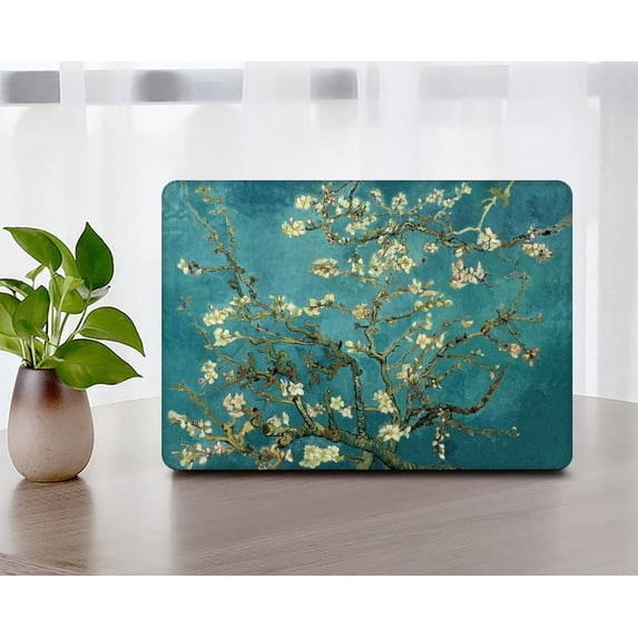 KSK KAISHEK Plastic Hard Shell Case Cover Compatible 2017 - 2014 2013 2012 2011 2010 Released Old Version MacBook Air 13" No Touch + Black Keyboard Cover Model: A1369/A1466 Flower 90