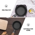 thumbnail image 2 of 2pcs Small Cooking Pot Metal Milk Pot Iron Oil Pot Small Sauce Pot Melting Pot Kitchen Gadget, 2 of 8