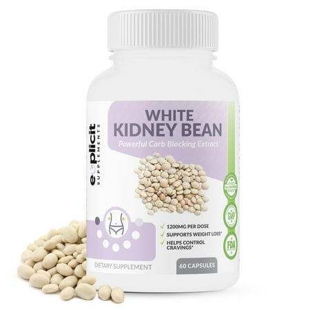White Kidney Bean Carb Blocker, 1200mg – All Natural – Weight Loss