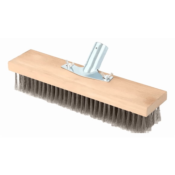 Escoba De Alambre, Cepillo De Alambre 30cm Con Adaptador Xtellar cafe