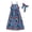 BU2, variant on CPNG Toddler Baby Girl Skirt African Print Dress Summer Clothes Outfits Little Girl Casual Dresse and Headband 2 Pcs Set(BU1,5-6 Years)
