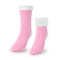 thumbnail image 2 of PULLIMORE Women Girls Warm Slipper Socks Winter Thick Fuzzy Socks Fleece-lined Non Slip Slipper Sock, 2 of 9