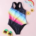 thumbnail image 2 of Shadoumai Girls Swimsuit One Piece Size 8 Sheer Mesh Girls Tankini Swimsuit Quick Drying Tropical Print Girls Dress Up Clothes Stretch Strap Swimwear with Cover Up Skirt, 2 of 4