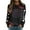 Black, variant on Sweatshirts for Women Baseball Print Y2K Basic Pullover Casual Lightweight Crewneck Long Sleeve Tunic Tops
