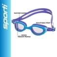 thumbnail image 2 of Sporti Ripple Racer Junior Swim Goggles, Anti-Fog UV, Shatter-Resistant, Medium Profile, Quick Fit, 2 of 10