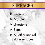 Stone Care International Granite Cleaner, Polish, and Sealer - 24 Ounce - Cleans Polishes and Seals Stone Granite Quartz Marble Limestone Travertine Slate Surfaces