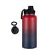 thumbnail image 1 of Matsuzay Botella de agua deportiva de acero inoxidable, tapa a prueba de fugas, tecnología aislada, producto ecológico, elegante Teteras degradado bicolor Beber Directo, 1 of 6