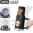 thumbnail image 4 of 40oz Halloween Tumbler with Handle – Skeleton Witch Haunted Drinkware with Lid and Straw – Horror Travel Cup – Birthday Gifts, 4 of 5