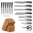 thumbnail image 5 of Professional 15-Piece Kitchen Knife Block Set, 5 of 8