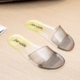 thumbnail image 1 of Zapatillas cómodas a la moda de verano para mujer, sandalias de playa antideslizantes a juego de colores para interiores, zapatos de baño de colores contrastantes 36 Gao Jinjia LED, 1 of 2