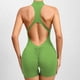 thumbnail image 2 of Conjunto de yoga con cremallera para mujer, mono deportivo sin mangas, mono sexy de una pieza con tirantes y sujetador acolchado, monos de entrenamiento, ropa deportiva, 2 of 5
