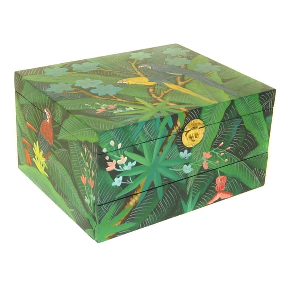 Tropical Jewelry Box - 12W x 6.5H in.