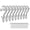 White 24pcs, variant on 24pcs Laundry Hooks Clip Plastic Clothes Hangers Pins Super Strong Hanger Clips for Bathroom Travel Portable,Pink