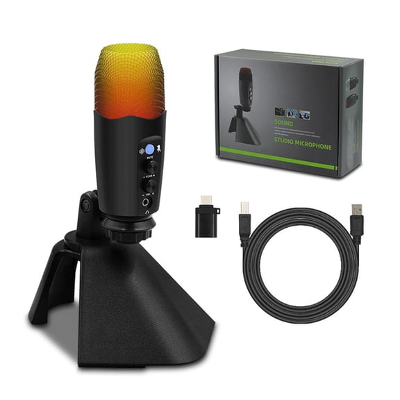 Professional USB Microphone Type-C for Recording PC Computer Chat Singing
