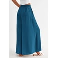 thumbnail image 3 of Pantalones PRETTYGARDEN Palazzo de Pierna Ancha de Tiro Alto Azul XL, 3 of 7