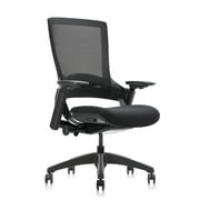 CLATINA Ergonomic High Swivel Executive Chair with Adjustable Height 3D Arm Rest Lumbar Support and Mesh Back for Home Office BIFMA Certified Black