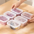 thumbnail image 4 of Ohufall Reusable Buckle Lid Airtight Food Storage Containers Food Grade Plastic Bins For Kitchen And Pantry Storage, 4 of 6
