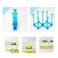 thumbnail image 3 of 2pcs Retractable Drying Storage Rack Baby Bottle Stand Drinking Cup Holder Kitchen Organizer (Green), 3 of 8