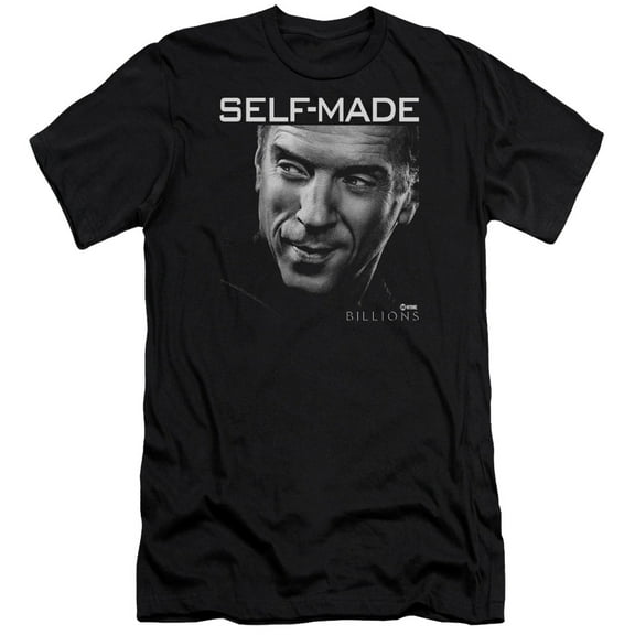 Billions Self Made Adult 30/1 T-Shirt Black