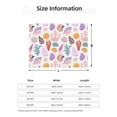 thumbnail image 2 of Throw Blanket for Couch, Cartoon Coral Shell Conch Super Soft Fuzzy Comfy Warm Throw Blanket, Cuteness Lightweight Cozy Plush Flannel Blanket & Throws for Sofa and Bed All Season, 2 of 5