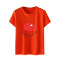 thumbnail image 2 of Birdeem Mode Femmes Manches Courtes Imprimé Floral Col Rond T-Shirt Blouse Chemises, 2 of 12