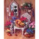 thumbnail image 1 of Kit Pintura Por Números Arte Al Óleo Artesanal Flores Jardín Pared Del 40x50cm, 1 of 9