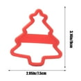thumbnail image 3 of Christmas Baking tools, Christmas Cookie Cutters, Stainless Steel Christmas Shape Dough Cutter Set for Holiday Baking, Embossing, and Grating, Food Grade, Red, Multifunctional, 4-Piece, 3 of 7