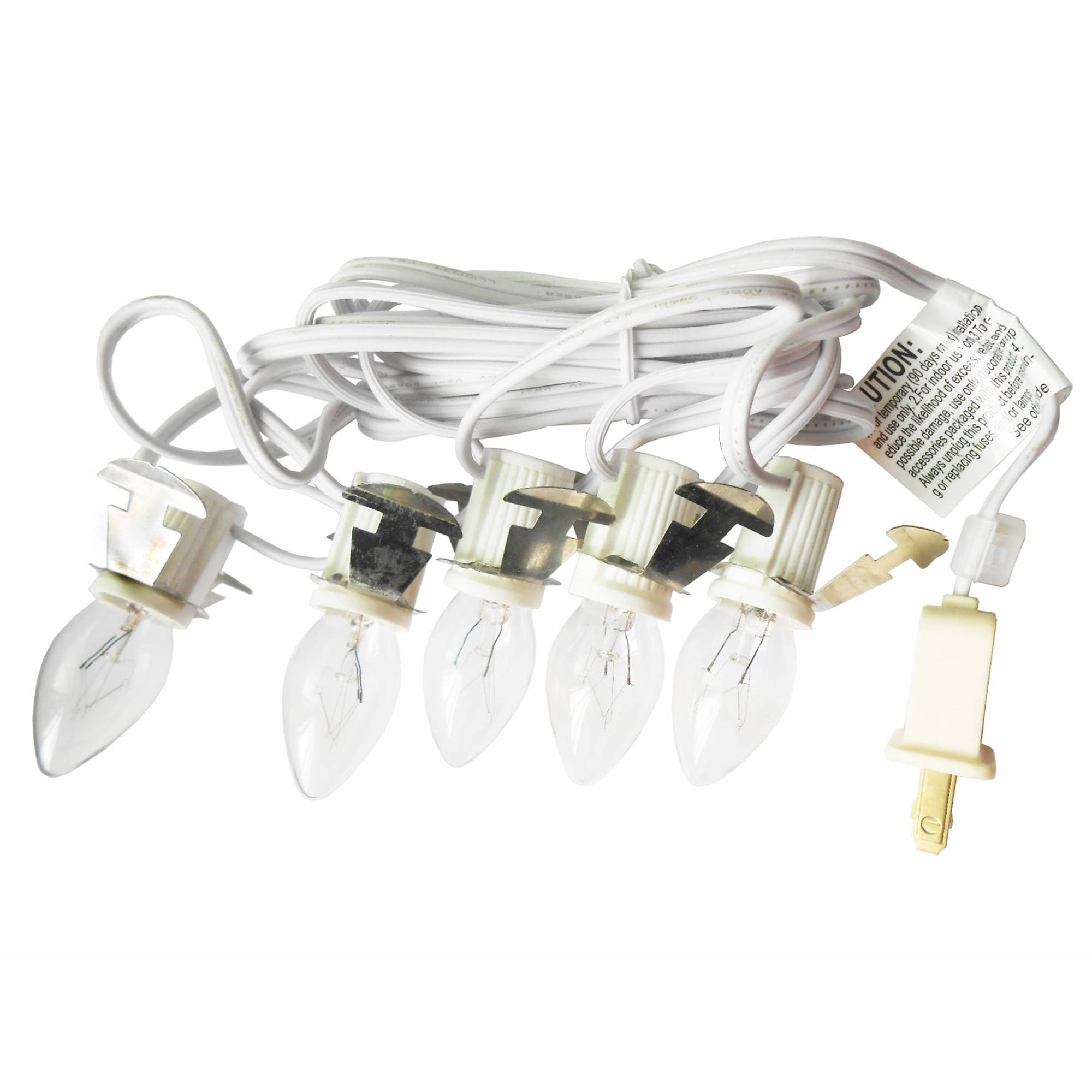 Holiday Time Christmas 5-Bulb Accessory Village Light Cord - Walmart.com