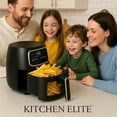 thumbnail image 6 of Kitchen Elite 5.5 Qt. Digital Air Fryer, Countertop Cooker with LED Screen, Black, 6 of 8