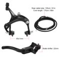 thumbnail image 3 of CNKOO Front / Rear Fixie Bike Brake Kit Road Bike Cruiser Brake Set Bike Caliper Brake Kit Side Pull Brake Set, 3 of 7
