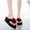 Wine, variant on SMihono Sandals Womens Summer Plus Size Women's Ladies Summer Flower Home Wedges Beach Shoes Sandals Flip Flops Slippers Slipper On Clearance