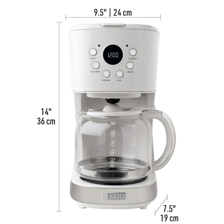 Haden Heritage Toaster, Kettle, Coffee Maker, Microwave, and Blender Set,  White, 1 Piece - Foods Co.