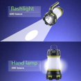 thumbnail image 2 of Lámpara de camping HUOGUO LED multifuncional recargable por USB, 2 of 5