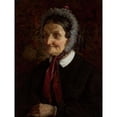 thumbnail image 2 of Witold Pruszkowski 19x24 Black Ornate Framed Double Matted Museum Art Print Titled: Portrait of Mrs. Matlińska (1871), 2 of 5