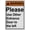 Warning Sign 1, variant on Danger Stairwell Closed Use Alternative Entrance Sign, Industrial Do Not Enter Sign 8"x12" UV Resistant for Indoor Outdoor Commercial Area