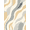 Gray Cream, Pattern 3, variant on ODIKA Abstract Contemporary Marbled Swirl Motif Painterly Gradients Grey Backing Pet Friendly & Kids Safe Bedside for Bedroom, Nursery, RV