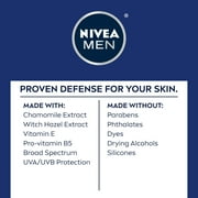 NIVEA MEN Sensitive Face Lotion, Moisturizer SPF 15 Broad Spectrum Sunscreen, 2.5 fl oz