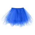 thumbnail image 7 of Women's Vintage Tutu Skirt 50s 80s Short Skirt Ballet Bubble For Party, 7 of 7