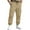 Khaki, variant on HAOTAGS Men's Pants, Loose Casual Straight Leg Work Pants Navy M