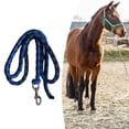 thumbnail image 6 of GARENDE Horse Lead Rope Braided Horse Rope Attaches to Halter or Harness Horse Lead Rope Blue 4Meters, 6 of 9