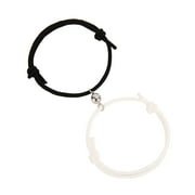 BILLBIANC Magnetic Couple Bracelets Attract Each Other, Matching Braided Rope Bracelets, Male And Female Friendship, Boyfriend And Girlfriend