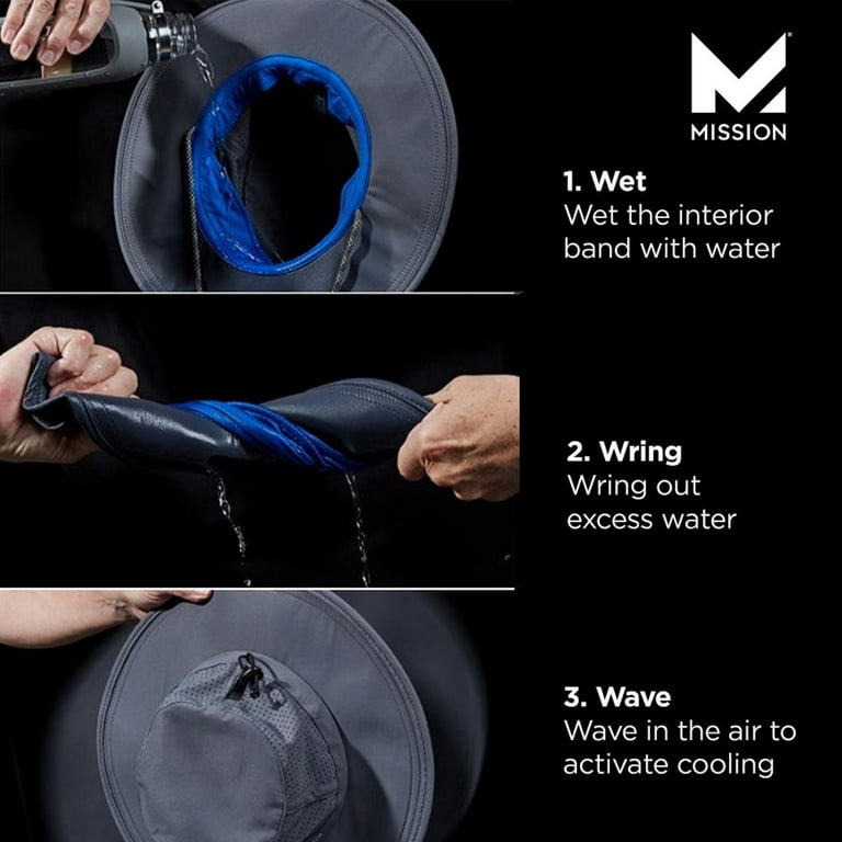 Mission Cooling Bell Bucket Hat 