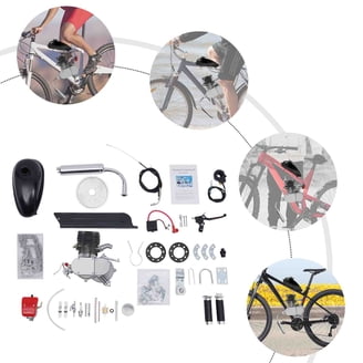 Bike Engine Kit, Full Set Upgraded 100cc Bike Bicycle 36 Tooth Sprocket Motorized 2 Stroke Petrol Gas Motor Engine Kits Bike Engine Kit, Full Set Upgraded 100cc Bike Bicycle 36 Tooth Sprocket Motorized 2 Stroke Petrol Gas Motor Engine Kits
