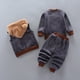 thumbnail image 4 of Ropa De Bebé (Niño O Niña) Traje De Niño Pequeño Ropa De Invierno Para Niños Conjunto De Tres Piezas Ropa De Invierno Trajes Gris Oscuro Odeerbi  LM103-7627, 4 of 9