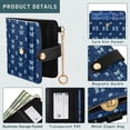 thumbnail image 5 of Small Wallet For Women Bifold Leather Pocket Coin Credit Card Holder With RFID Blocking Elephants Blowing Bubbles Pattern, 5 of 6