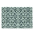 thumbnail image 1 of Vintage Cutting Board, Victorian Baroque Foliage Leaves Pattern with Ornamental Swirls, Decorative Tempered Glass Cutting and Serving Board, Large Size, Sage Green Dark Blue, by Ambesonne, 1 of 1