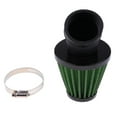 thumbnail image 1 of Ximing Motorcycle 48mm Inlet Cold Air Intake Tapered Air Filter Cleaner Green, 1 of 7