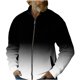 thumbnail image 2 of Ceisia Men's Winter Warm Hooded Zipper Closure Gift Solid Color Jacket - Acrylic for Daily & Outdoor Wear, 2 of 5
