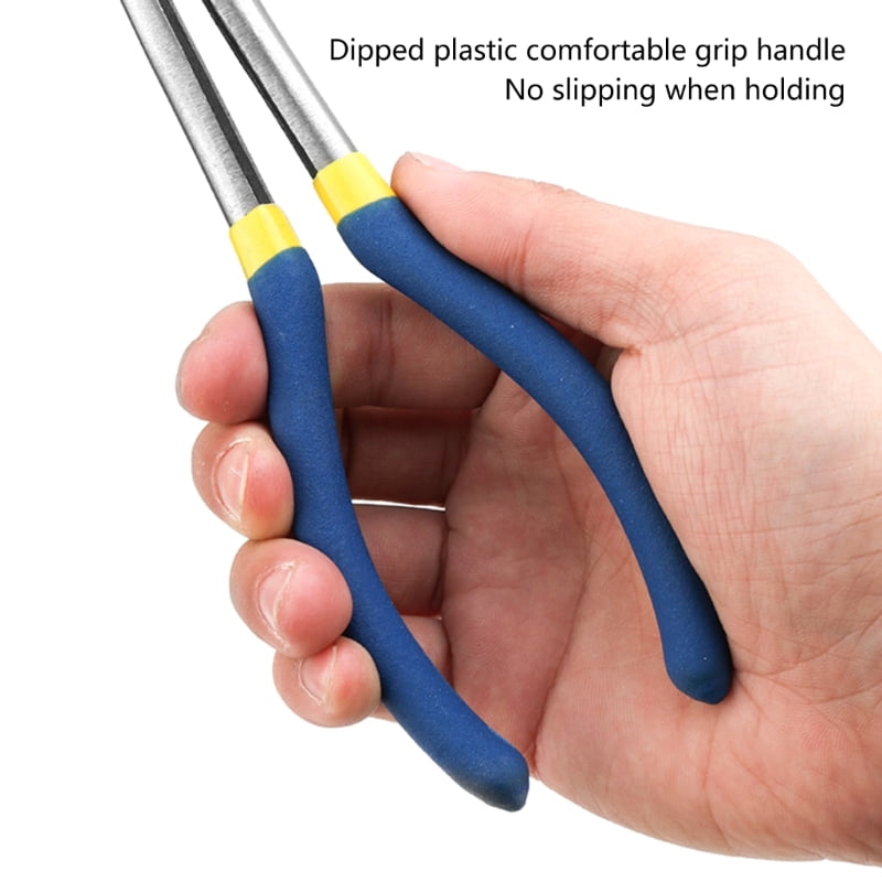 0/45/90 Degree Car Wire Removal Pliers Long Nose Cylinder Cable Clamp Removal Tool Flat Mouth Pliers Ergonomic Handle
