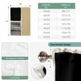 thumbnail image 6 of Beige Balloon Curtains 63 Inch Length for Living Room/Bedroom, Modern Abstract Art Farmhouse Striped Rod Pocket Privacy Door Curtains Decorative Tie Up Shade for Window 52"x63", 6 of 8